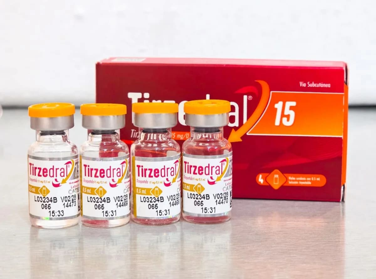 Tirzedral - Tirzepatida 15mg (Caixa 4 ampolas)