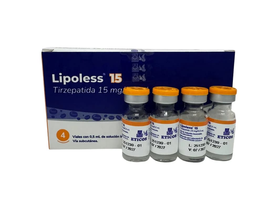 Lipoless - Tirzepatida 15mg (Caixa 4 ampolas)